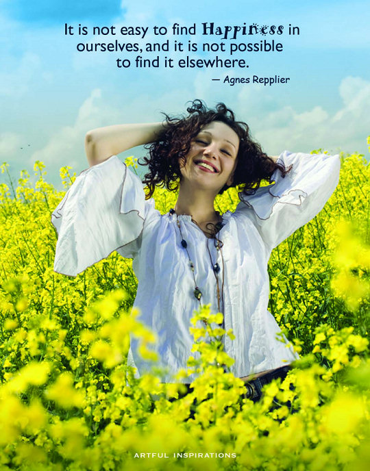 Lasting Happiness Comes From Within